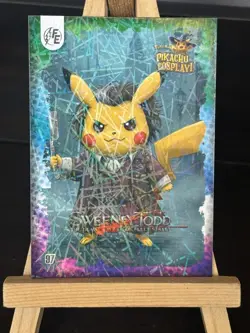 Sweeney Todd Pikachu #97 Laser Holo - Electric Pikachu Cosplay - Pokemon ZL13 - Image 1