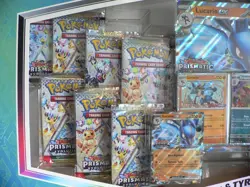 POKEMON TCG PRISMATIC EVOLUTIONS LUCARIO EX & TYRANITAR EX PREMIUM COLLECTION - Image 4