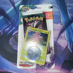 Pokemon Sun & Moon Series Checklane Blisters: Guardians Rising Lurantis English - Image 1