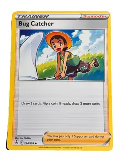 New: 2021 Pokemon TCG Bug Catcher 226 Fusion Strike Regular Uncommon - Image 1