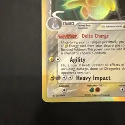 Pokemon TCG Dragonite EX Delta Species Holo Rare Card 2005 LP-MP - Image 5