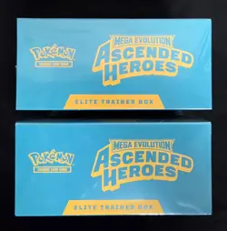 Lot of 2 Pokemon Ascended Heroes ETBs Elite Trainer Box New/Sealed - Image 3