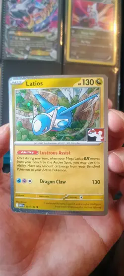 101/132 Latios Prize Pack Series 8 Stamped Pokemon TCG Mega Cosmos Holo - Image 1
