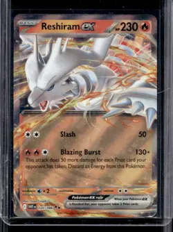 2025 Pokemon White Flare Reshiram ex Double Rare #020/086 - Image 1