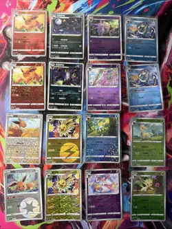 Pokemon 16 Card Lot HOLO Rare Hits Only Prismatic Eeveelutions Reverse A60 - Image 1