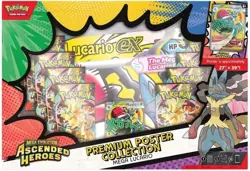 Pokemon Ascended Heroes Premium Poster Collection Lucario PRESALE 3/26 - Image 1