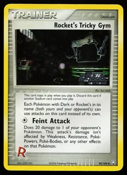 Rocket's Tricky Gym 90/109 Reverse Holo Team Rocket Returns Pokemon Card - Image 1