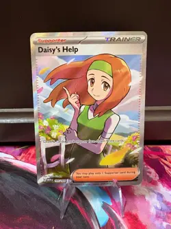 Daisy’s Help 195/165 -Pokemon TCG Scarlet and Violet: 151-Full Art Ultra Rare-NM - Image 1