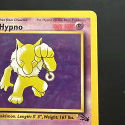 Pokemon TCG Hypno Fossil Non Holo Rare 23/62 Vintage WotC - Image 3