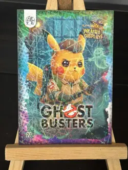 Chost Busters Pikachu #27 - Laser Holo Electric Cosplay - Pokemon ZL13 - Image 1