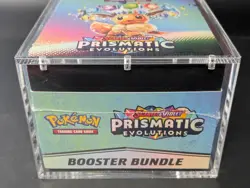 Pokemon SV8.5 Prismatic Evolutions Sealed Booster Bundle Display W/Acrylic Case - Image 5