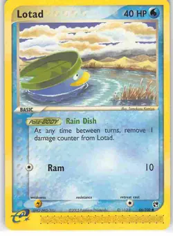 Lotad 66/100 Common Sandstorm Pokemon LP - Image 1