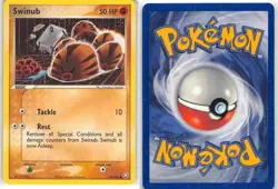 Swinub 79/109 Common Team Rocket Returns Pokemon LP - Image 3