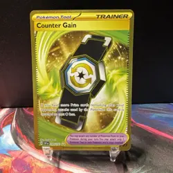 Counter Gain 249/191 Pokemon Surging Sparks Hyper Rare Gold Near Mint S9 - Image 1