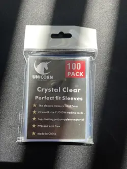 Trading Card Perfect Fit Clear Card Sleeves Pack of 100 - Image 1