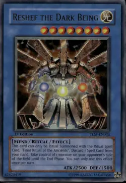 Reshef the Dark Being NA 1st Ed Ultra Rare TLM-EN033 Yu-Gi-Oh! - Image 1