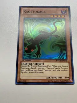 Yugioh Kagetokage Super Rare 1st Edition LP - Image 1