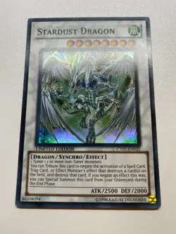 Yu-Gi-Oh! Stardust Dragon Limited Edition Super Rare CT07-EN021 HP - Image 1