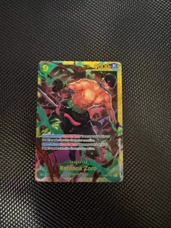 One Piece - Roronoa Zoro OP06-118 (Reprint) LD-01 Card English - Near Mint - Image 1