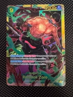 One Piece - Roronoa Zoro OP06-118 (Reprint) LD-01 Card English - Near Mint - Image 2