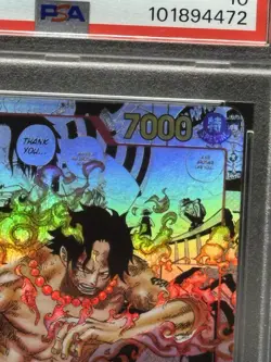 2023 One Piece Paramount War Portgas D Ace ENG Manga Alt Art #OP02-013 PSA 10 - Image 4