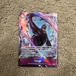 Vergo Alt Art Rare OP14-081 The Azure Sea's Seven One Piece TCG - Image 1