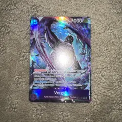 Vergo Alt Art Rare OP14-081 The Azure Sea's Seven One Piece TCG - Image 2