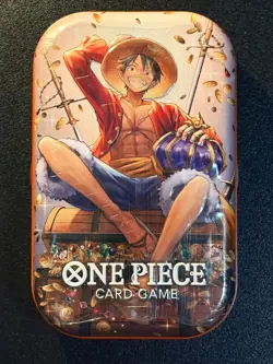 One Piece Card Game Tin Pack Set Vol. 2 - Monkey D Luffy (OP-13) Factory Sealed - Image 1