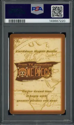 1999 One Piece CHB First Stage #C01 Luffy PSA 9 MINT - Image 2