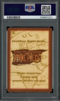 1999 One Piece CHB First Stage #C01 Luffy PSA 6 EX-MT - Image 2