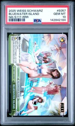 Bluewater Island E057 RRR - Weiss Schwarz NIKKE Goddess Of Victory - PSA 10 - Image 1