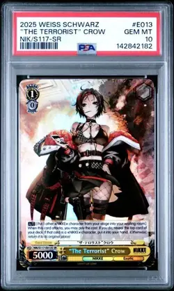 "The Terrorist" Crow SR - Weiss Schwarz NIKKE Goddess Of Victory - PSA 10 - Image 1
