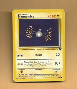MAGNEMITE - Team Rocket Set - 60/82 - Common - Pokemon Card - Unlimited - HP - Image 1