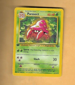Parasect 41/64 Near Mint Jungle Unlimited Uncommon Pokemon Card NM - Image 1