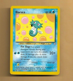 Horsea 62/111 Regular Common Unlimited Neo Genesis Pokemon NM/LP CARD TCG WoTC - Image 1
