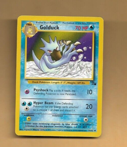 GOLDUCK - Fossil Set - 35/62 - Uncommon - Pokemon Card - Unlimited Edition - NM - Image 1