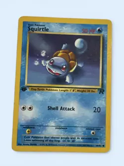 1st Edition Squirtle 68/82 - Team Rocket - Pokemon Card - Near Mint (NM) - Image 1