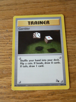 GAMBLER TRAINER - 60/62 - Pokemon Card - LP - Image 1