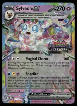 Sylveon ex - (Prismatic Evolutions Stamp) Promo Miscellaneous Cards & Products 0 - Image 1