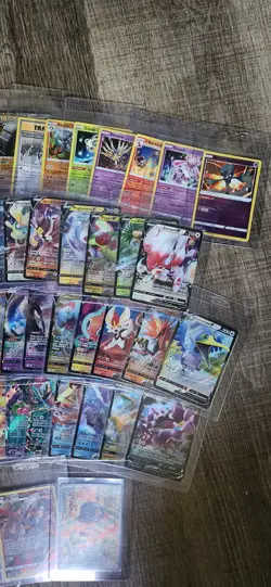 Pokemon HUGE Card Lot of 131 Cards (V's, EX's, VMAX, etc.) - Image 3
