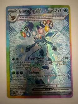 Pokemon TCG Glaceon EX Prismatic Evolutions Card 150/131 SIR - Image 1