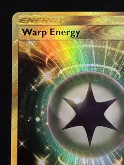 Warp Energy - 123/111 - Pokemon Crimson Invasion Sun & Moon Secret Rare Card NM - Image 3