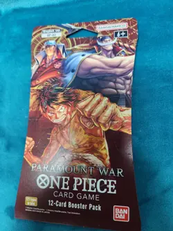 One Piece "Paramount War" OP-02 12-Card Sealed Booster Pack English TCG - Image 3