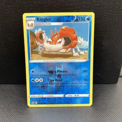 Kingler 044/202 Reverse Holo SWSH01: Sword & Shield Base Set Pokemon Card - Image 1