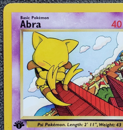 1st Edition Abra - Team Rocket - #49/82 - Vintage Pokemon Card 2000 WOTC - Image 2