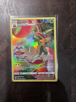 Flapple - TG02/TG30 - Pokemon Astral Radiance Sword & Shield Holo Rare Card NM - Image 1