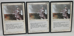 HOLY LIGHT X3 MAGIC THE GATHERING THE DARK 1994 VINTAGE MTG CARD #421 - Image 1