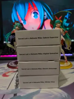 MTG x Hatsune Miku Secret Lair Complete Set - All 4 Drops - Sealed - Japanese - Image 1