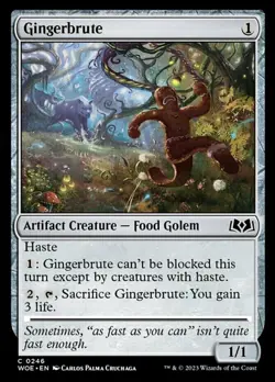 2x Gingerbrute - Foil - Wilds Of Eldraine - Near Mint, English - MTG! - Image 1