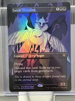 MTG Faerie Macabre #0134 Special Guest Lorwyn Eclipsed Foil Mythic Rare NM - Image 1